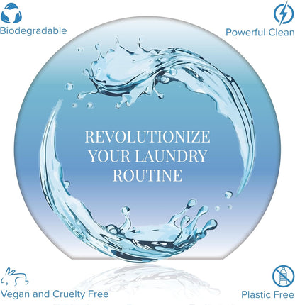 Natural Laundry Detergent Sheets, Eco Friendly– Fresh Linen Scent